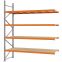 Weitspannregal Anbauregal FORTIS, 3.000×2.500×800 mm, Spanplatte