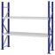 Weitspannregal Grundregal FORTIS, 2.000×2.000×500 mm, verzinkt