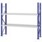 Weitspannregal Grundregal FORTIS, 2.000×2.250×500 mm, verzinkt