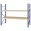 Weitspannregal Grundregal FORTIS, 2.000×2.500×1.000 mm, Spanplatte