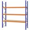 Weitspannregal Grundregal FORTIS, 2.500×2.250×600 mm, Spanplatte