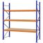 Weitspannregal Grundregal FORTIS, 2.500×2.250×800 mm, Spanplatte