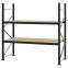 Weitspannregal Grundregal FORTIS, 2.000×2.000×800 mm, Spanplatte