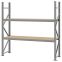 Weitspannregal Grundregal FORTIS, 2.000×2.000×500 mm, Spanplatte