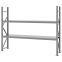 Weitspannregal Grundregal FORTIS, 2.000×2.500×500 mm, verzinkt