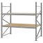 Weitspannregal Grundregal FORTIS, 2.000×2.000×1.000 mm, Spanplatte