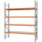 Weitspannregal Grundregal FORTIS, 3.000×2.500×600 mm, verzinkt