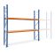 Weitspannregal Grundregal FORTIS, 2.000×2.500×600 mm, Spanplatte