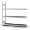Großfachregal Anbauregal ORION PLUS, 2.000×2.000×400 mm, Spanplatte natur