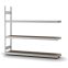 Großfachregal Anbauregal ORION PLUS, 2.000×2.250×400 mm, Spanplatte natur