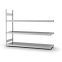 Großfachregal Anbauregal ORION PLUS, 2.000×2.500×600 mm, verzinkt