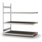 Großfachregal Anbauregal ORION PLUS, 2.000×2.000×800 mm, Spanplatte natur