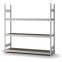 Großfachregal Grundregal ORION PLUS, 2.000×2.000×400 mm, Spanplatte natur