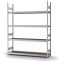Großfachregal Grundregal ORION PLUS, 2.500×2.000×400 mm, Spanplatte natur