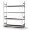 Großfachregal Grundregal ORION PLUS, 2.500×2.000×500 mm, Spanplatte natur