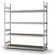 Großfachregal Grundregal ORION PLUS, 2.500×2.250×500 mm, Spanplatte natur