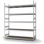 Großfachregal Grundregal ORION PLUS, 3.000×2.500×600 mm, Spanplatte natur