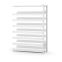 Weinflaschenregal Anbauregal ORION PLUS, 1.750×1.300×300 mm, lichtgrau