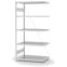 Antibakterielles Regal Anbauregal ORION PLUS, 2.000×1.000×600 mm, verkehrsweiss