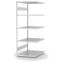 Fachbodenregal Anbauregal ORION PLUS, 2.000×750×800 mm, lichtgrau