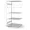 Lebensmittelregal Anbauregal ORION PLUS, 2.000×1.000×800 mm, weiss