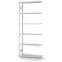 Lebensmittelregal Anbauregal ORION PLUS, 2.500×1.000×300 mm, weiss