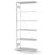 Lebensmittelregal Anbauregal ORION PLUS, 2.500×1.000×400 mm, weiss