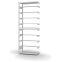 Pendelhefterregal Anbauregal ORION PLUS, 2.700×1.000×400 mm, lichtgrau