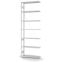 Antibakterielles Regal Anbauregal ORION PLUS, 3.000×1.000×300 mm, verkehrsweiss