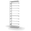 Pendelhefterregal Anbauregal ORION PLUS, 3.000×1.000×400 mm, lichtgrau