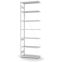 Fachbodenregal Anbauregal ORION PLUS, 3.000×1.000×400 mm, lichtgrau
