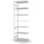 Lebensmittelregal Anbauregal ORION PLUS, 3.000×1.000×600 mm, weiss