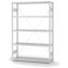 Fachbodenregal Grundregal ORION PLUS, 2.000×1.300×400 mm, lichtgrau