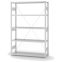 Fachbodenregal Grundregal ORION PLUS, 2.000×1.300×400 mm, lichtgrau
