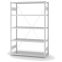 Fachbodenregal Grundregal ORION PLUS, 2.000×1.300×500 mm, lichtgrau