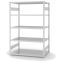 Fachbodenregal Grundregal ORION PLUS, 2.000×1.300×800 mm, lichtgrau