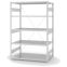 Fachbodenregal Grundregal ORION PLUS, 2.000×1.300×800 mm, lichtgrau