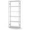Antibakterielles Regal Grundregal ORION PLUS, 2.500×1.000×300 mm, verkehrsweiss