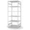 Antibakterielles Regal Grundregal ORION PLUS, 2.500×1.000×800 mm, verkehrsweiss