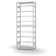 Pendelhefterregal Grundregal ORION PLUS, 2.700×1.000×400 mm, lichtgrau