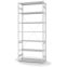 Fachbodenregal Grundregal ORION PLUS, 3.000×1.300×500 mm, lichtgrau