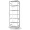 Antibakterielles Regal Grundregal ORION PLUS, 3.000×1.000×600 mm, verkehrsweiss