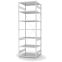 Antibakterielles Regal Grundregal ORION PLUS, 3.000×1.000×800 mm, verkehrsweiss