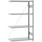 Edelstahlregal Anbauregal ORION PLUS, 1.750×1.000×400 mm, Edelstahl
