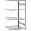Edelstahlregal Anbauregal ORION PLUS, 1.750×1.000×800 mm, Edelstahl