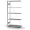 Edelstahlregal Anbauregal ORION PLUS, 2.000×1.000×400 mm, Edelstahl
