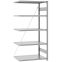 Edelstahlregal Anbauregal ORION PLUS, 2.000×1.000×600 mm, Edelstahl