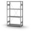 Edelstahlregal Grundregal ORION PLUS, 1.750×1.000×400 mm, Edelstahl