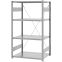Edelstahlregal Grundregal ORION PLUS, 1.750×1.000×600 mm, Edelstahl