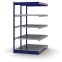 Fachboden-Rohrregal Anbauregal RR, 2.000×1.025×600 mm, verzinkt